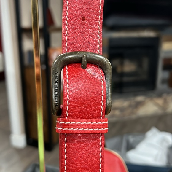 EUC Rare Burberry Leather Shoulder Bag - Picture 5 of 9